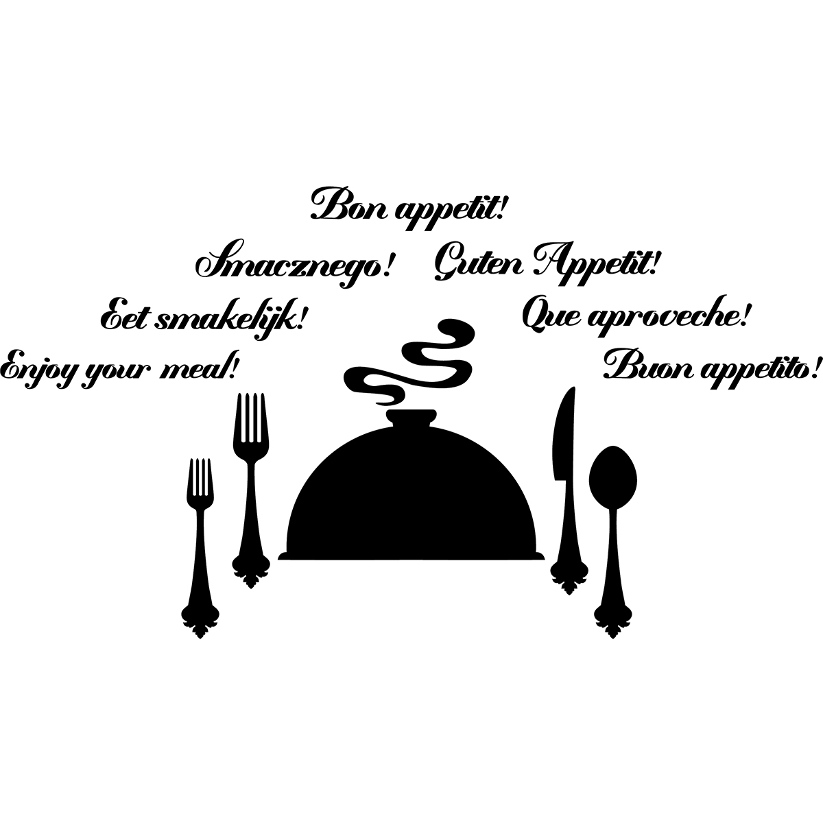 Bon Appétit Cuisine Nourriture Citation Cadeau imprimé photo signe Carte