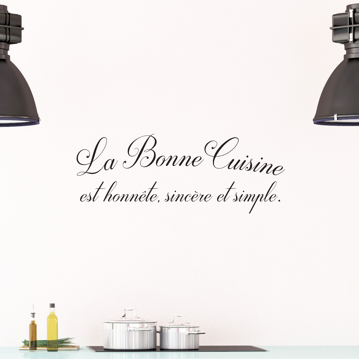 Wall sticker quote kitchen La Bonne Cuisine