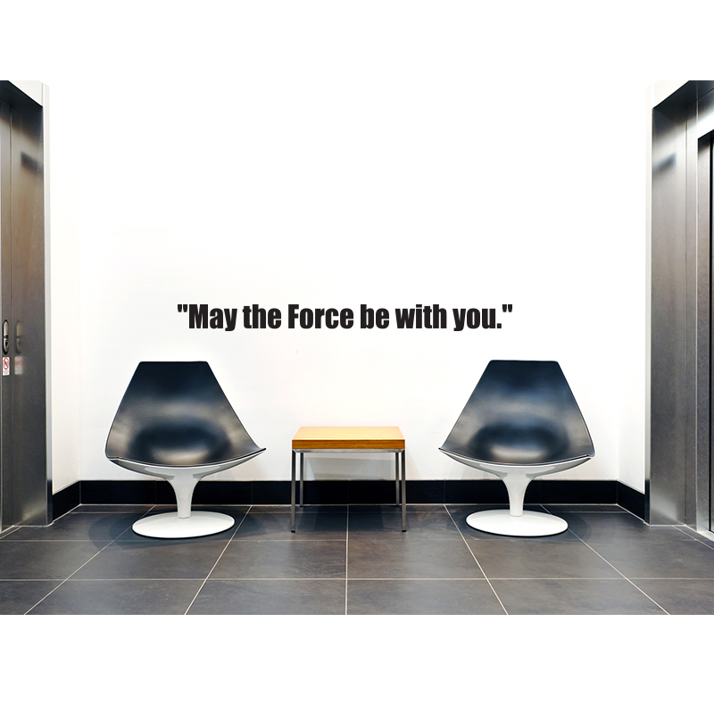 Wall decal  The force