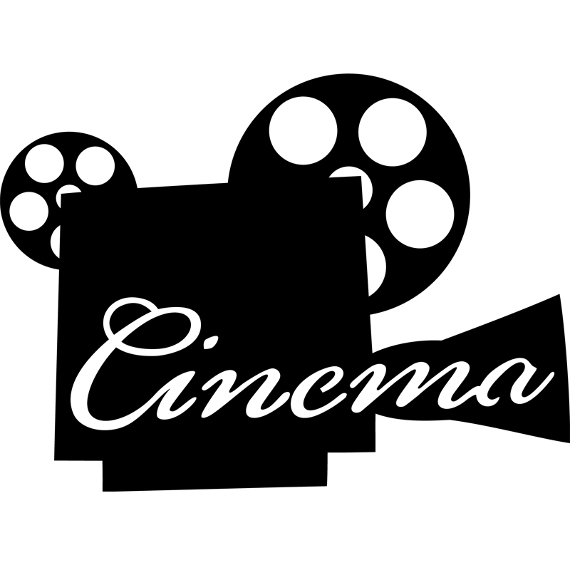 Stickers muraux cinéma - Sticker Clap de cinéma