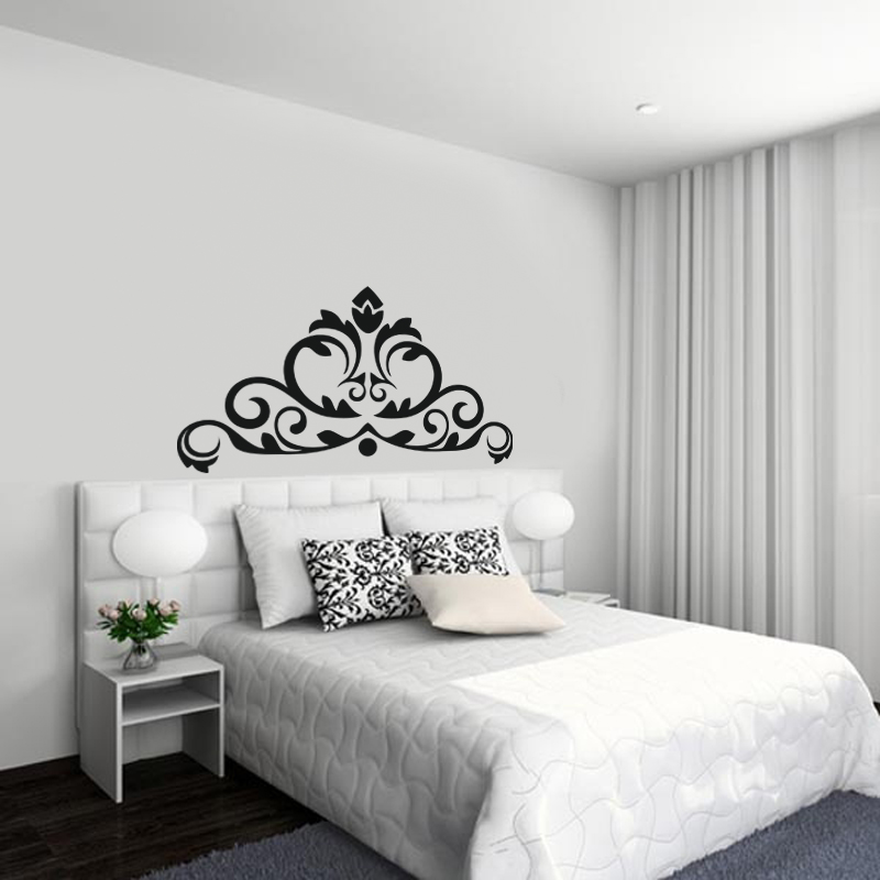 Wall decal Baroque crown