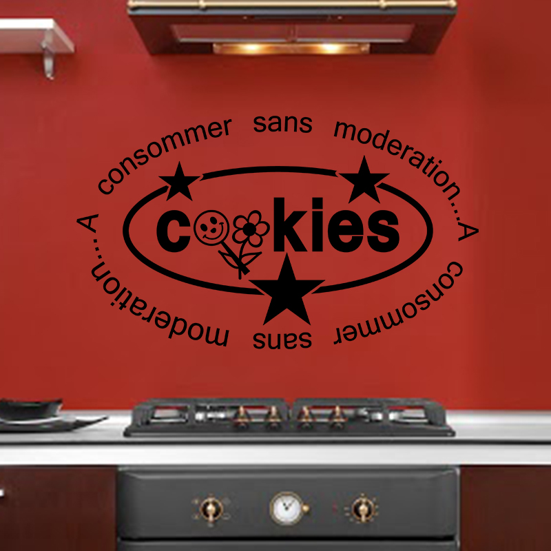 Sticker cuisine Cookies à consommer sans moderation