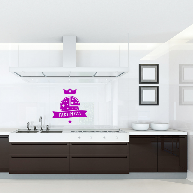 Wall decal kitchen Fast pizza