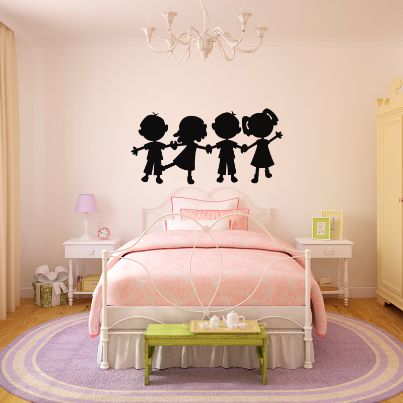 Wall decal Parade of children
