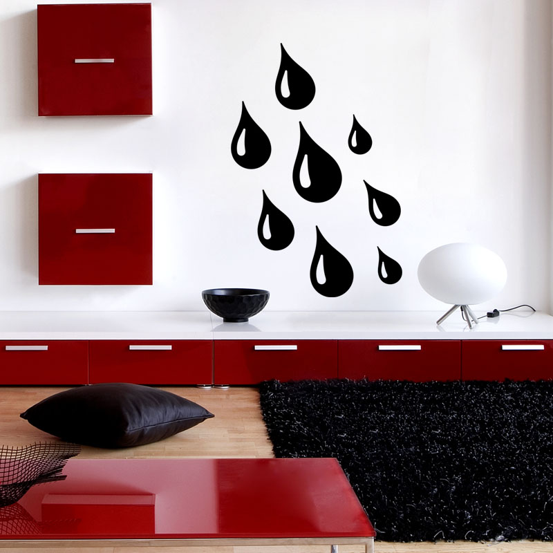 Wall decal Design drops of water