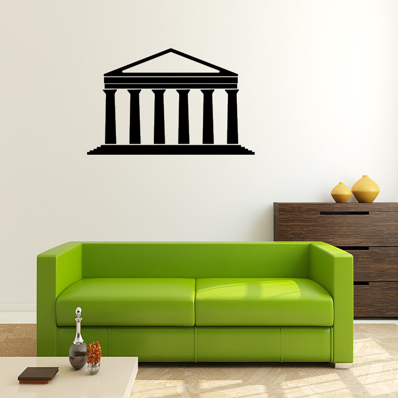 Wall decal Drawing monument