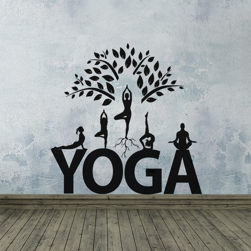 Adesivo Yoga esercizio