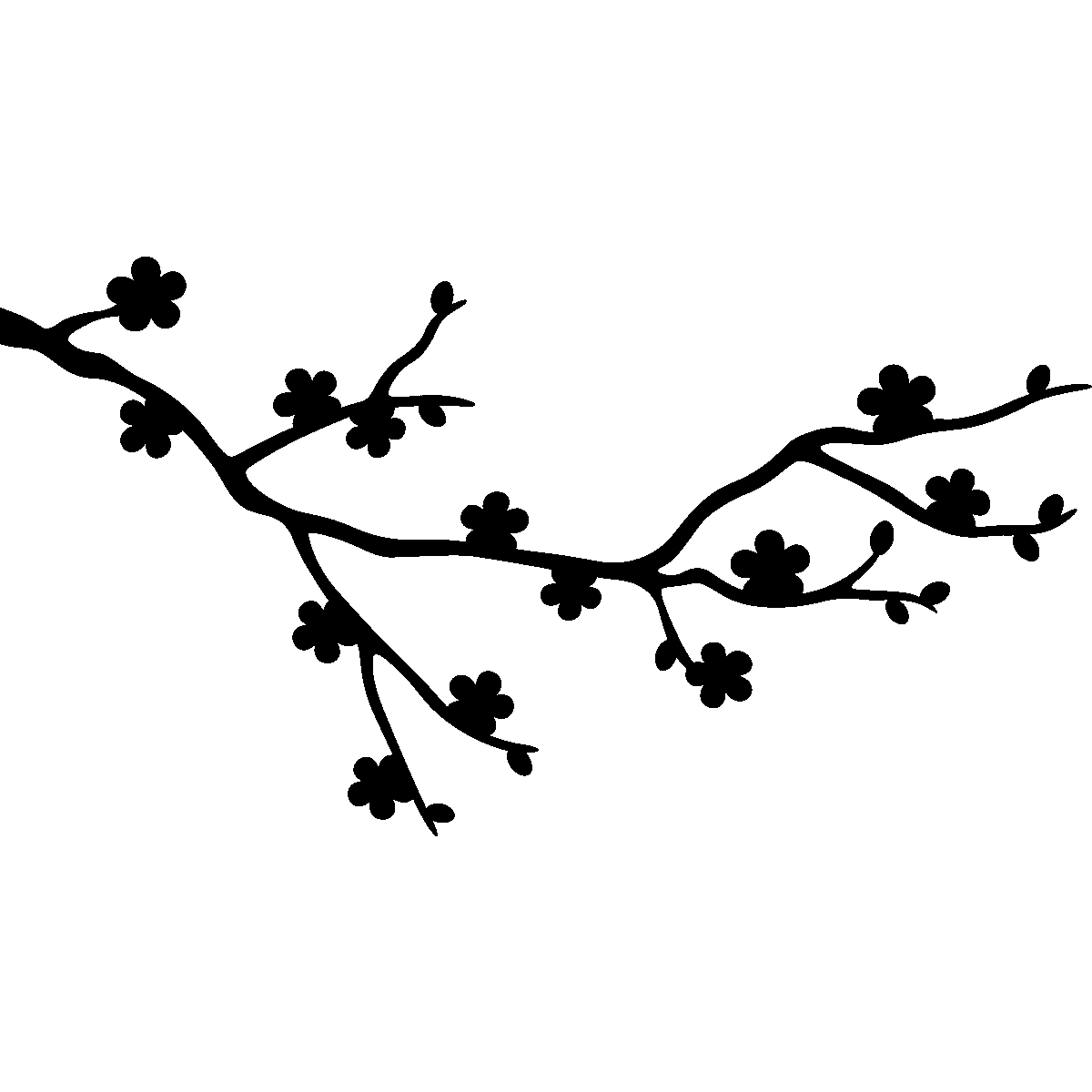 Sticker Fleurs de Cerisier