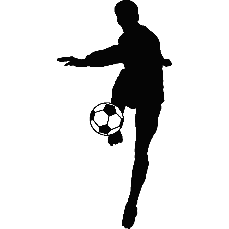 Wall decal football/soccer player 1