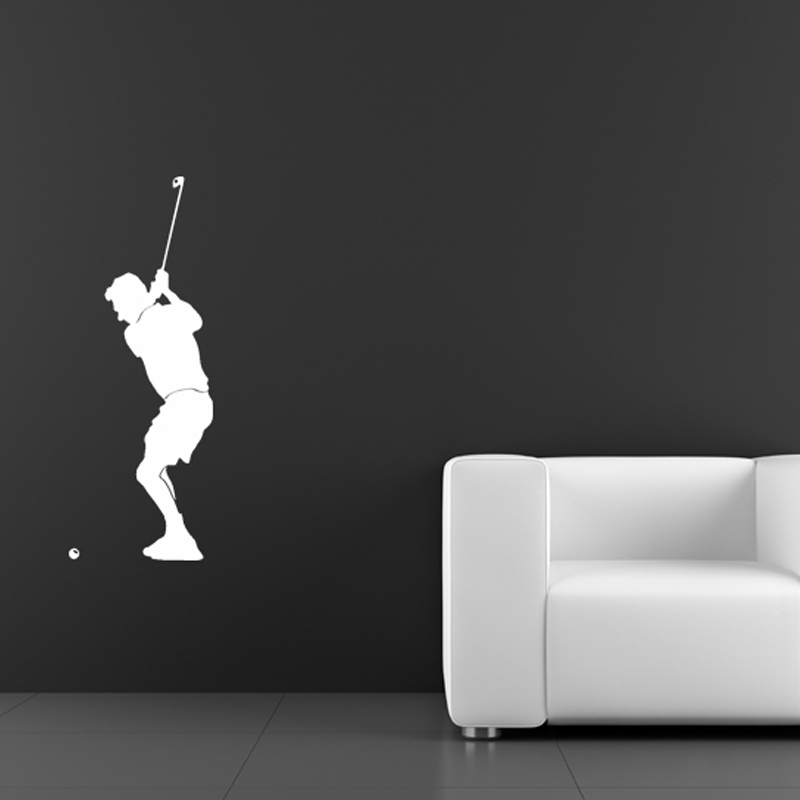 Wall decal Golf player