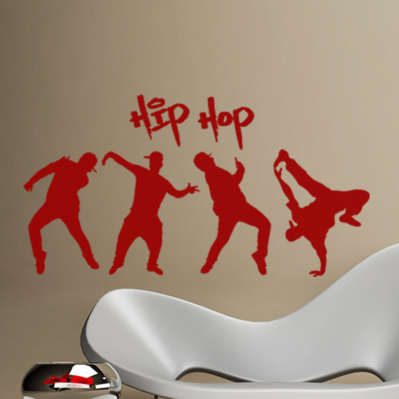 Sticker Groupe de danseurs Hip Hop