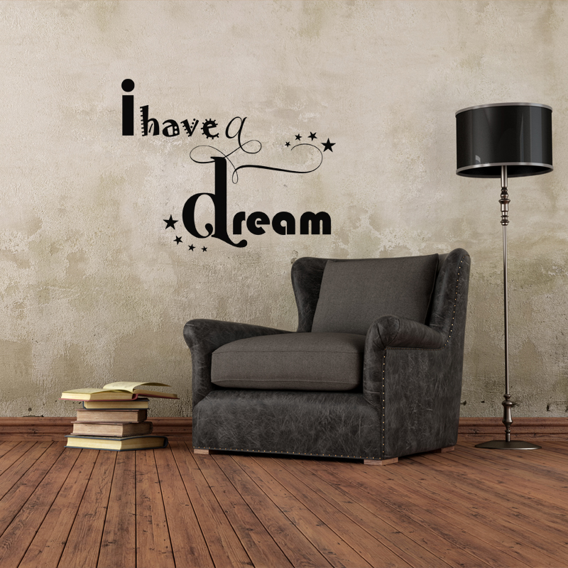 Wall decal I have a dream 2