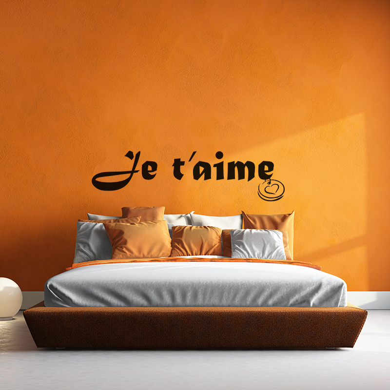 Wall decal Je t'aime