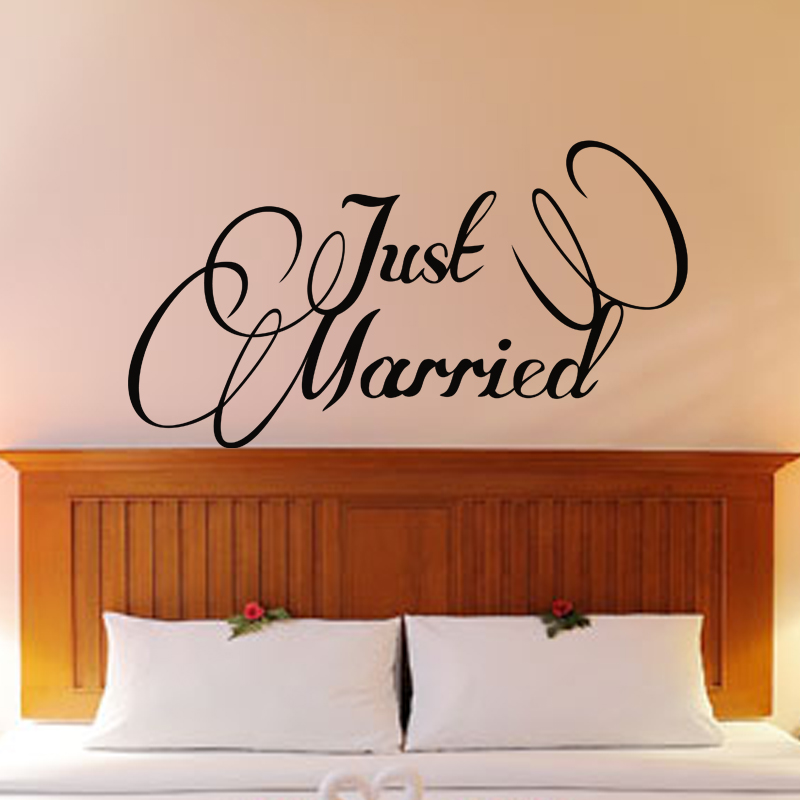Wall decal Just Married 2 decoration