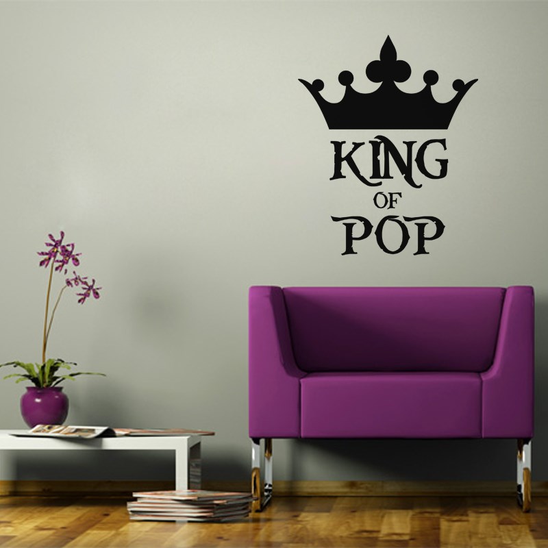 Wall decal King of pop