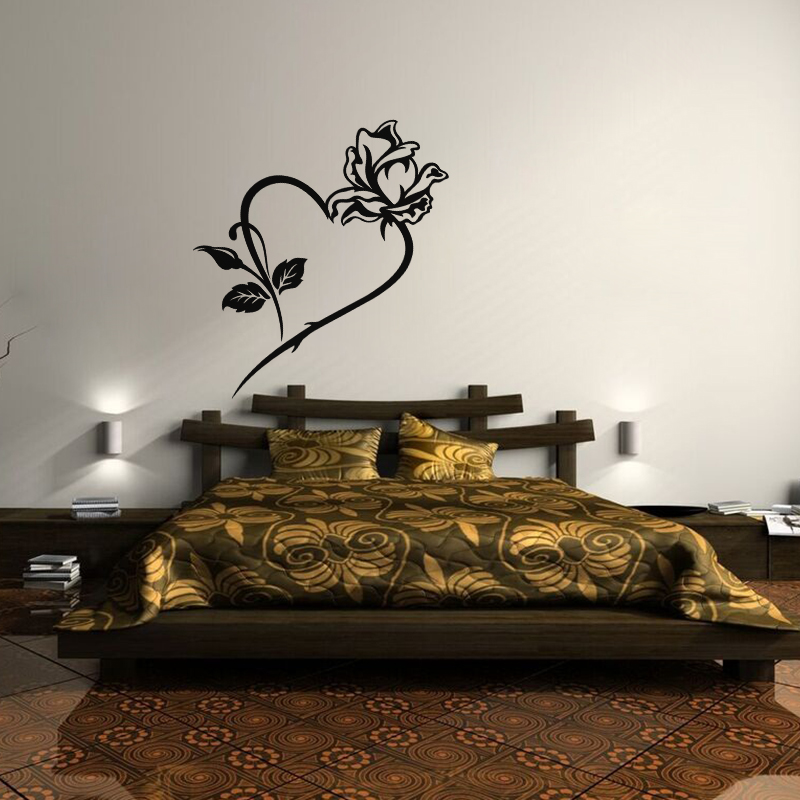 Wall sticker The heart of the rose