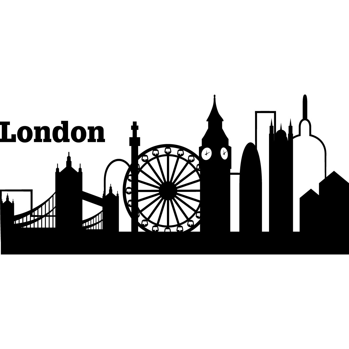 Sticker London skyline 1