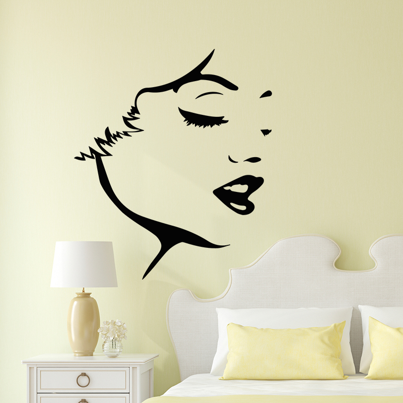 Sticker Marilyn Monroe visage