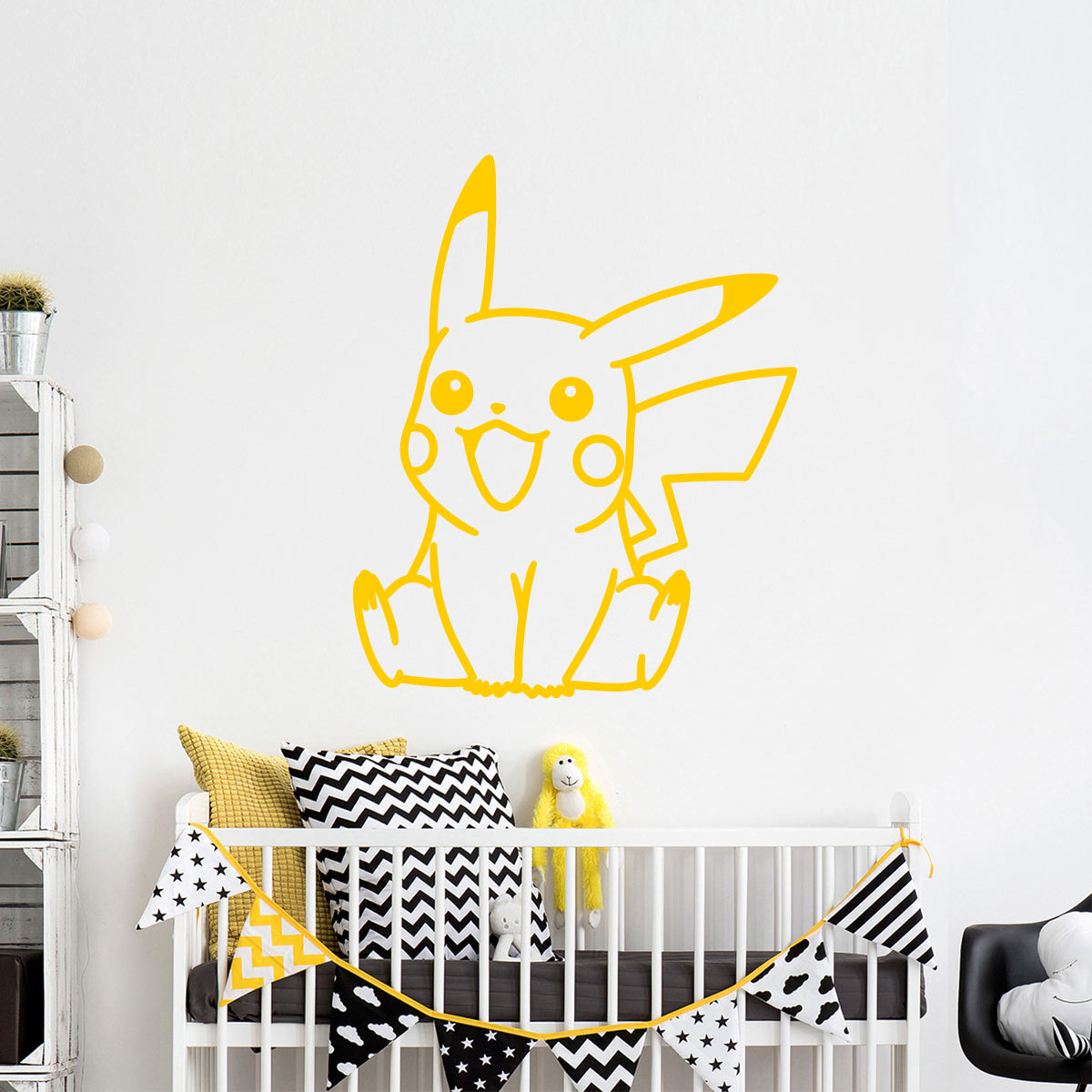 Wall decal Electric cuddly toy