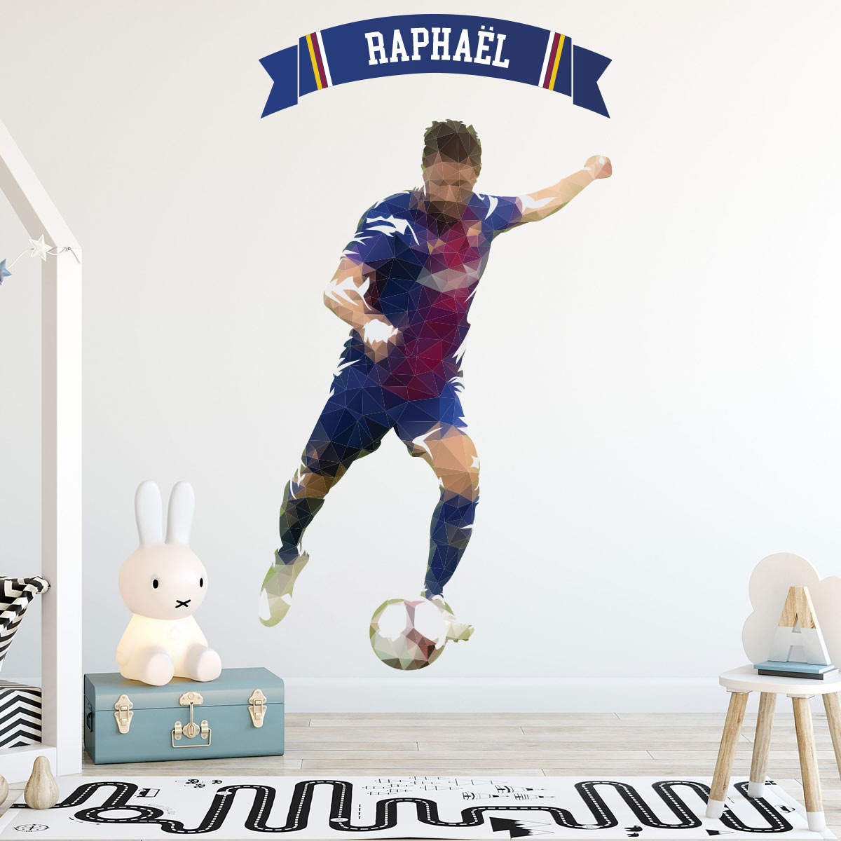 Sticker personnalisable prénom footballeur argentin