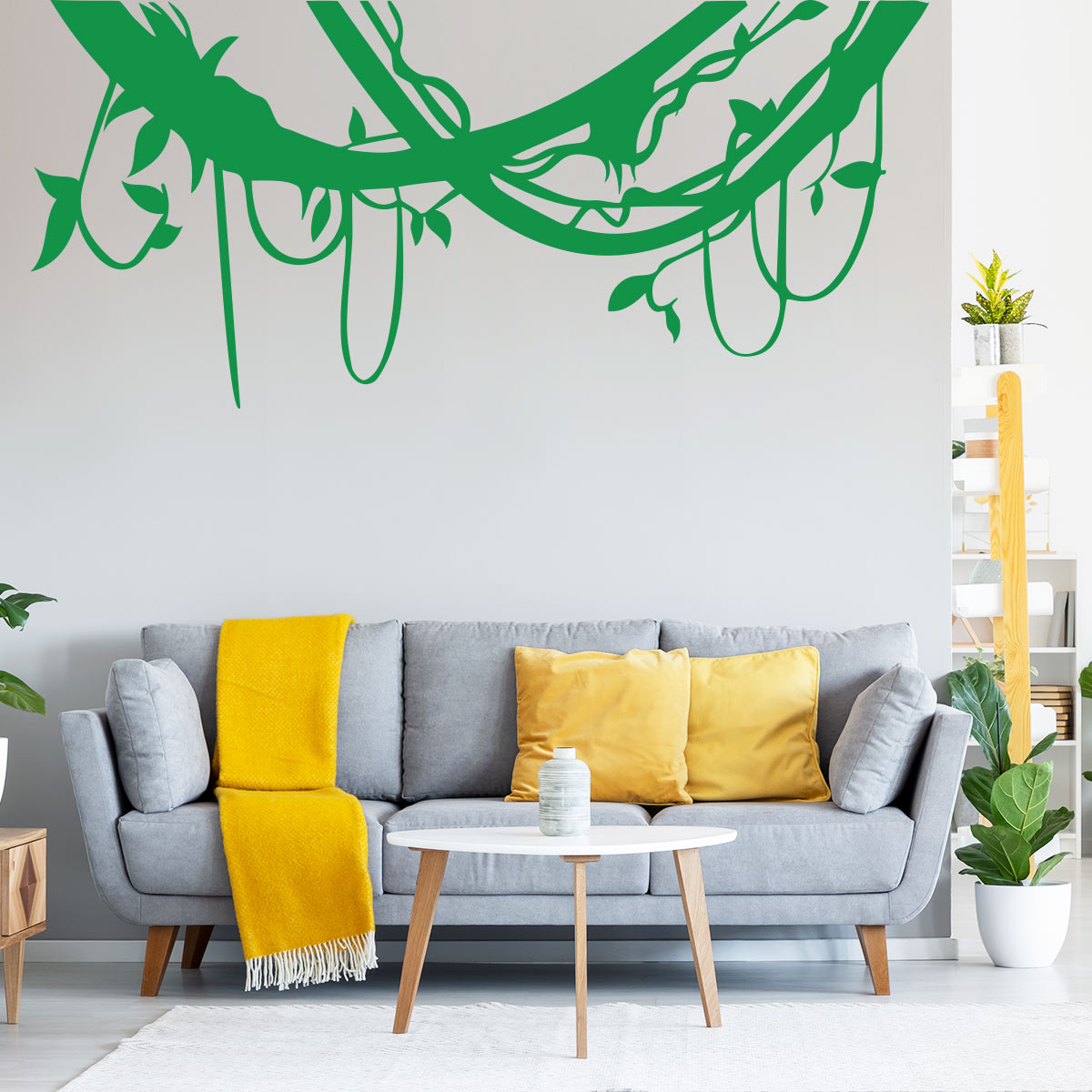 Wall decal plants The creepers of the jungle