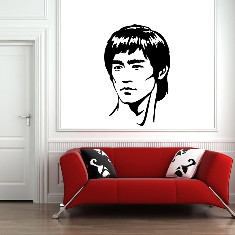 Wall decal Bruce Lee Portrait