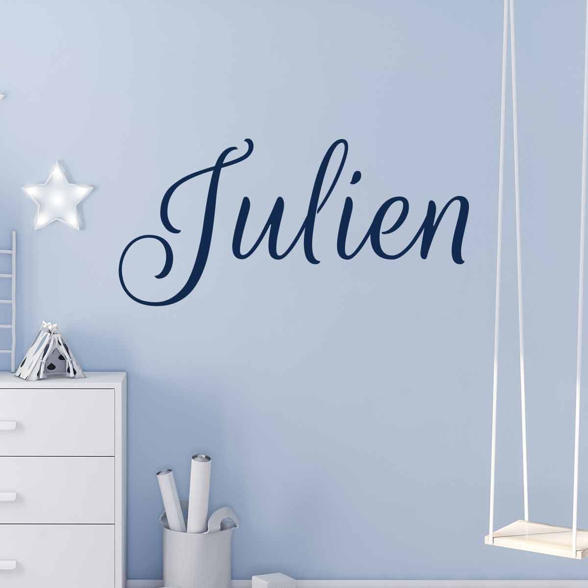Wall decal Personalized Name Elegant calligraphy