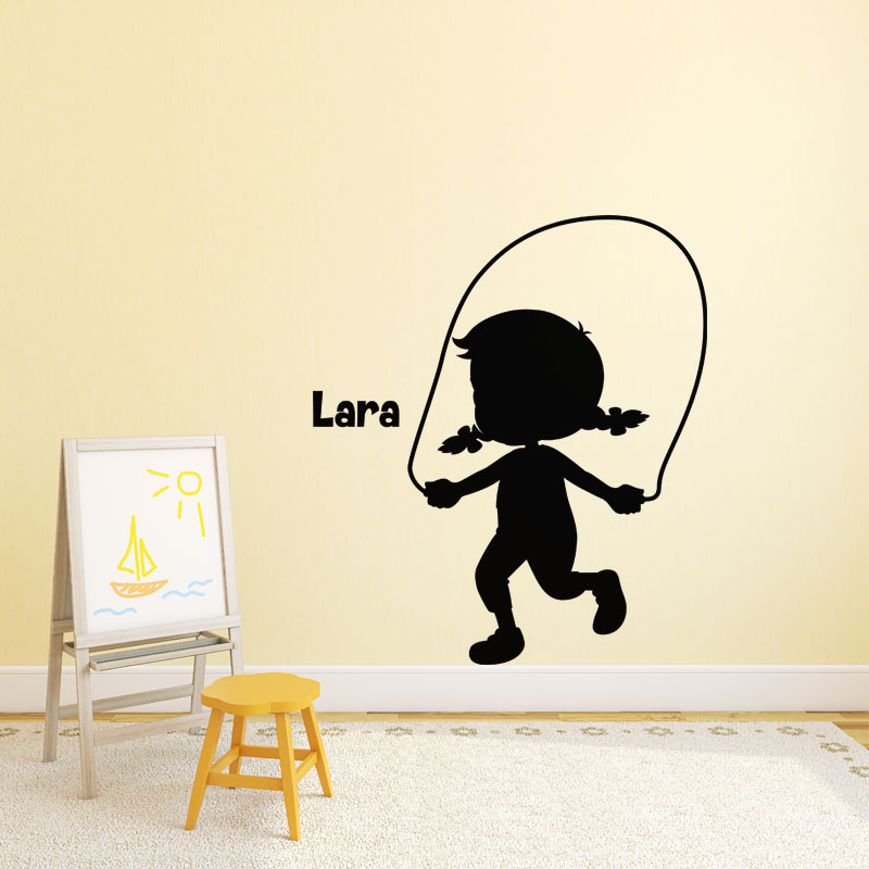Jump rope Wall decal Customizable Names