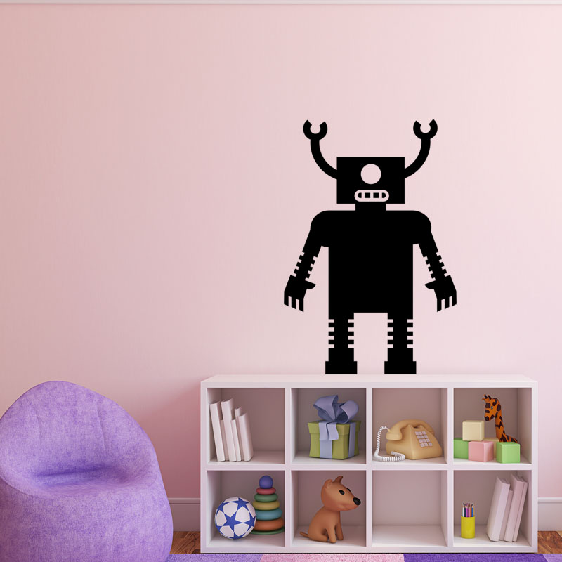 Robot watch of the future Wall decal