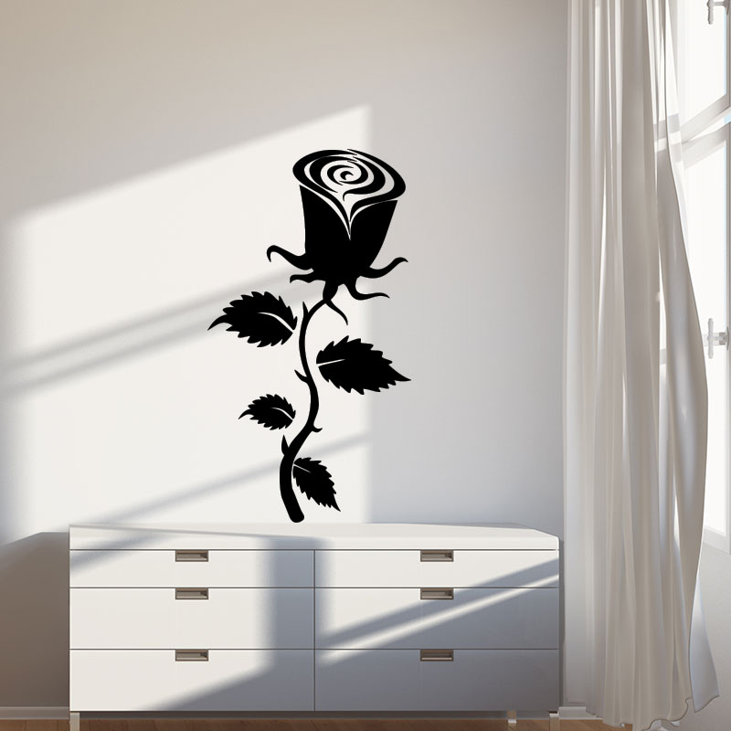 Wall decal wild rose