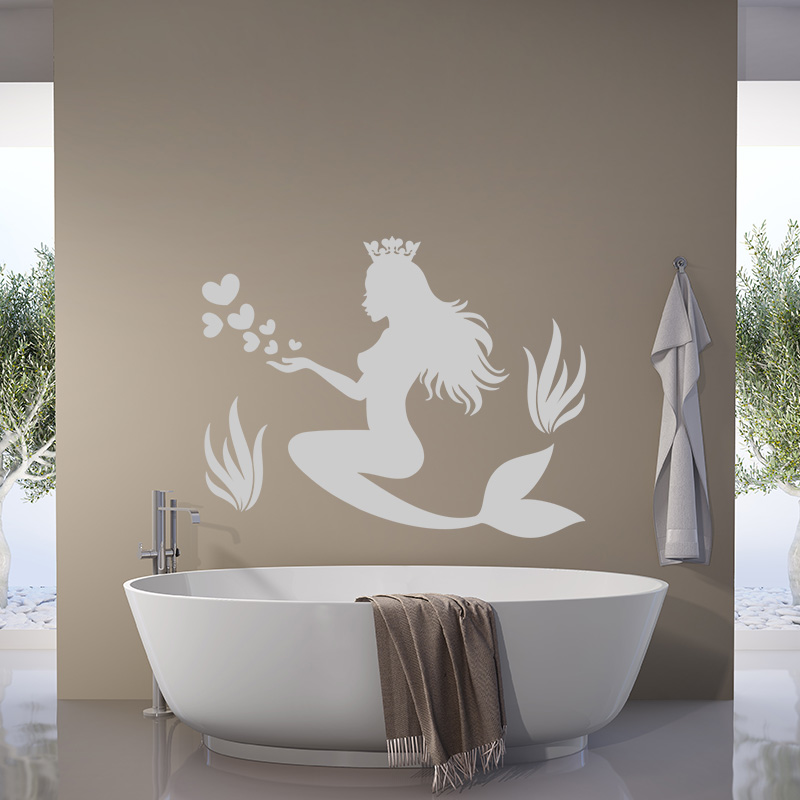 Wall decal bathroom The Queen of the Sirens