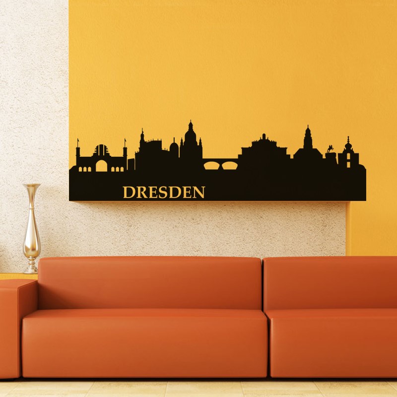 Wall decal City of Dresden