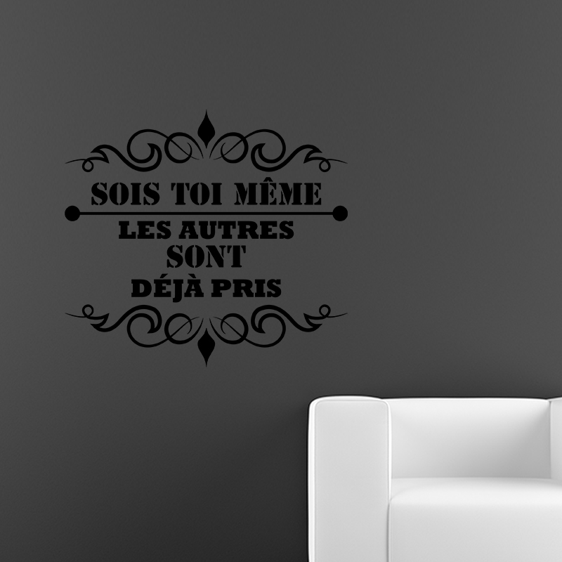 Wall decal Sois toi même