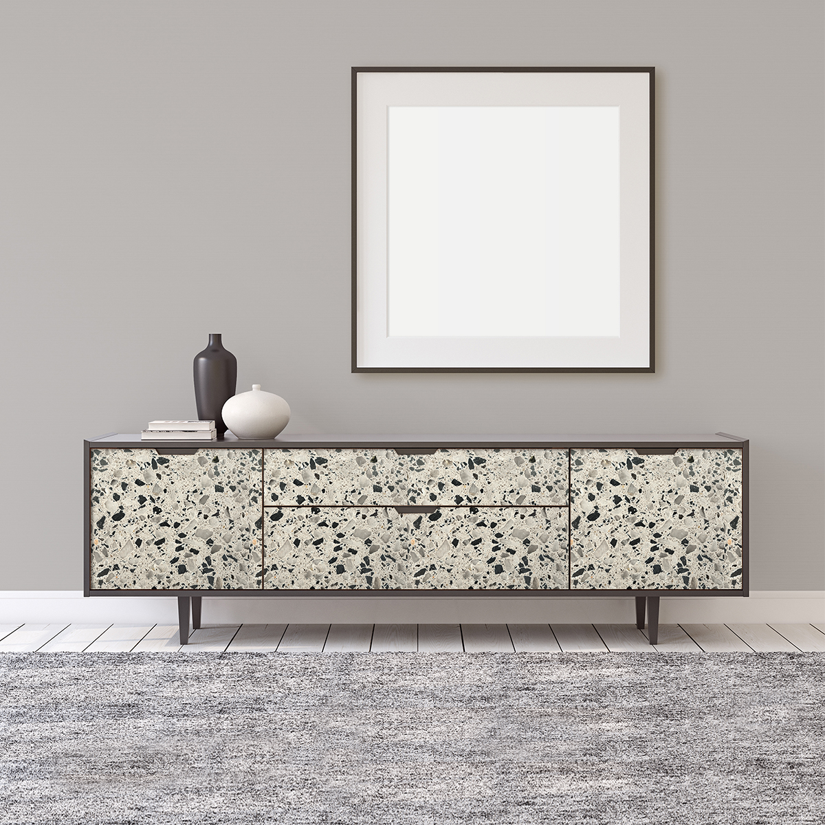 Vinilo terrazzo para muebles marbella - adhesivo de pared - revestimiento  sticker mural decorativo - 60x90cm