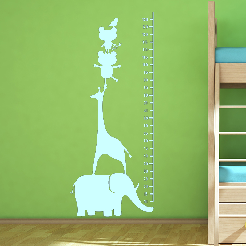 Wall decal Child height Circus animals