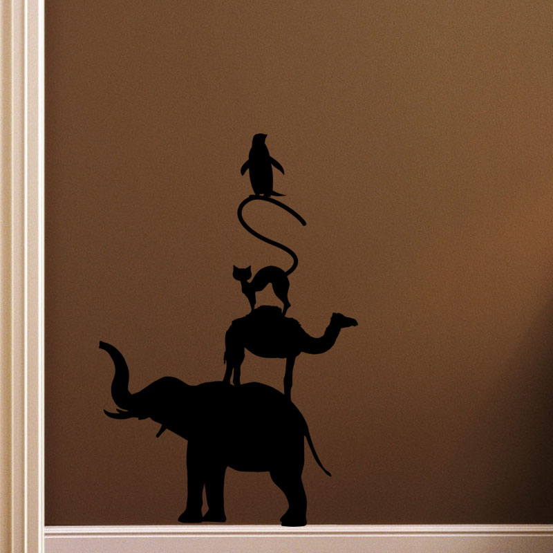 Turret animals Wall decal