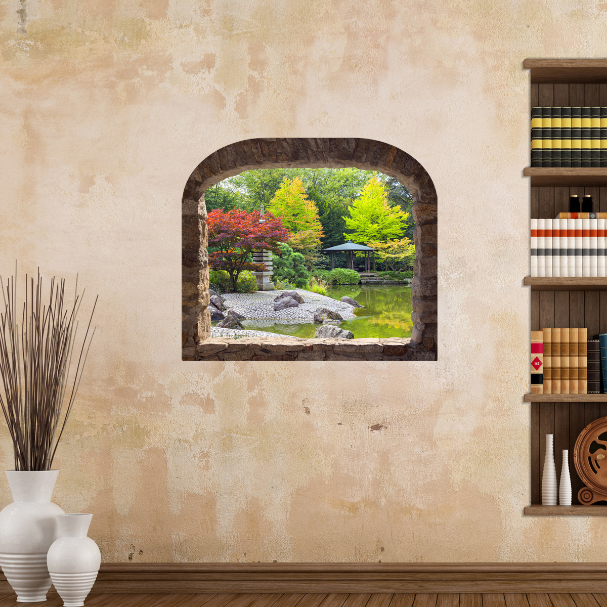 Wall decal Landscape Japanese park