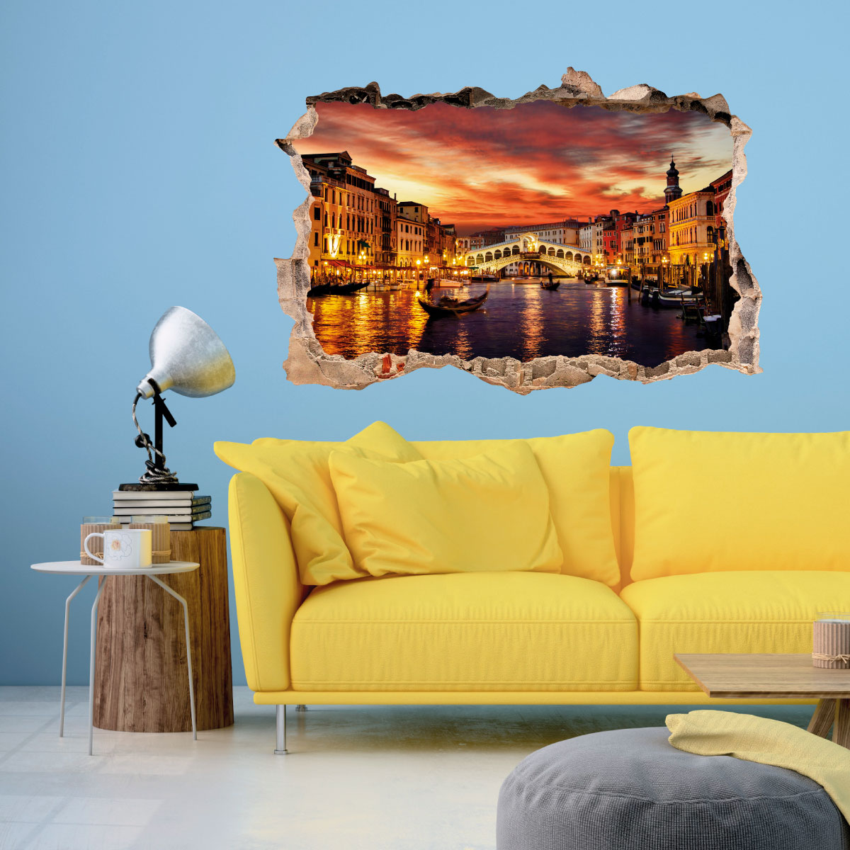 Wall decal Landscape Venice at dusk