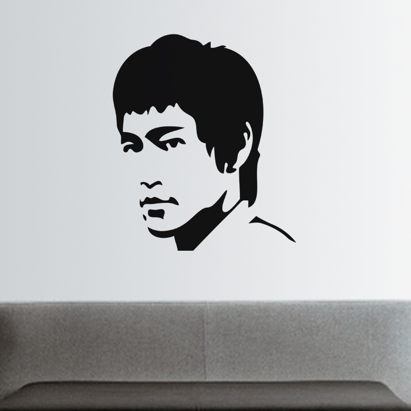 Sticker Visage Bruce Lee