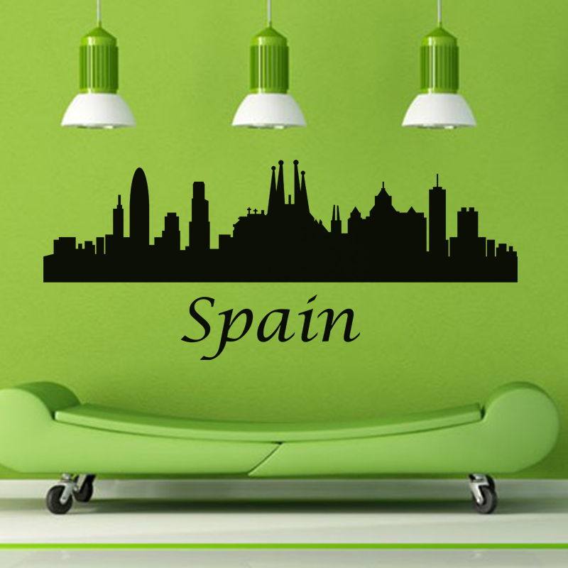 Sticker Vue sur l'Espagne
