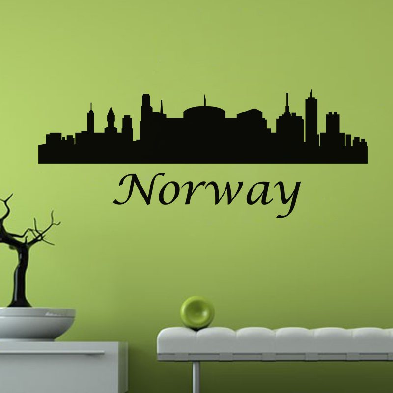Sticker Vue sur la Norvège