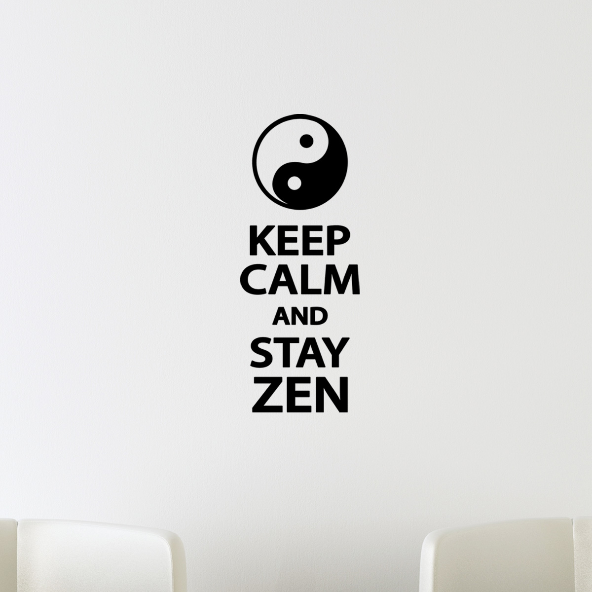 Sticker ZEN Gardez votre calme et rester zen