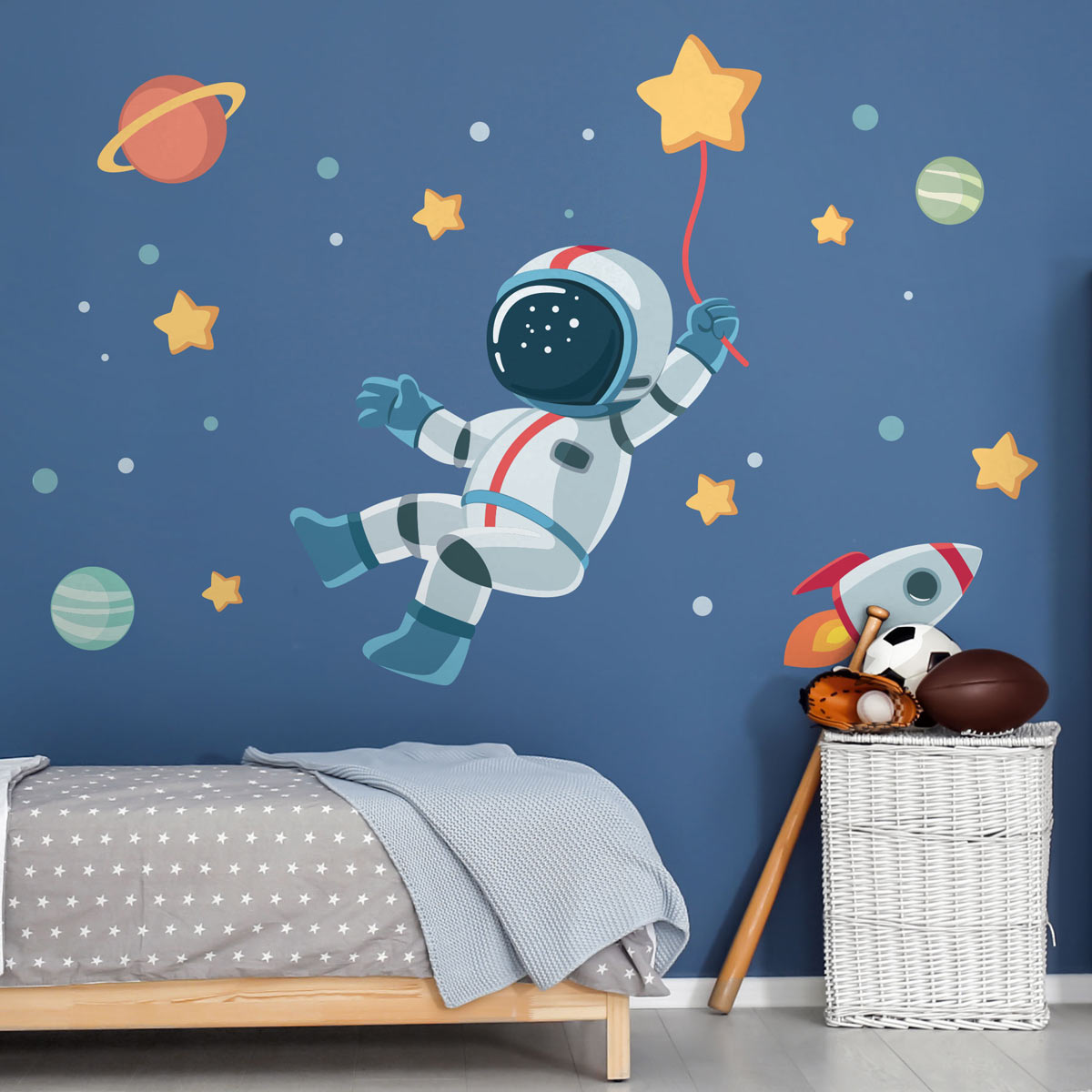 Sticker bébé Astronaute tigre et extraterrestre (* ‿ *), Les meilleurs  vinyles pour enfants et bébés