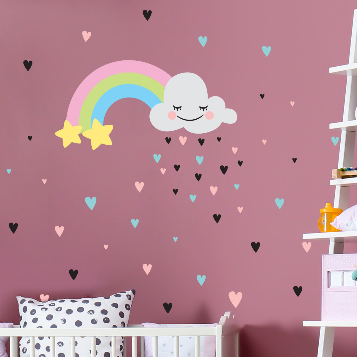 19 sticker mural Nuages Ciel babyzimmer enfants chambre autocollant