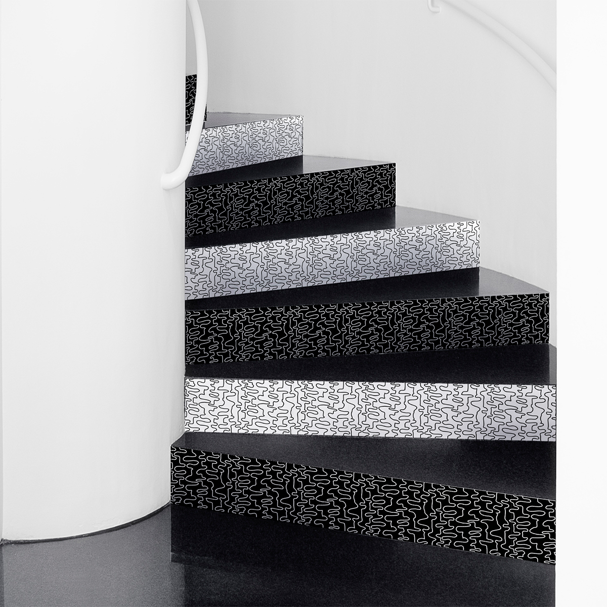 Stickers escalier carrelages Anja x 2