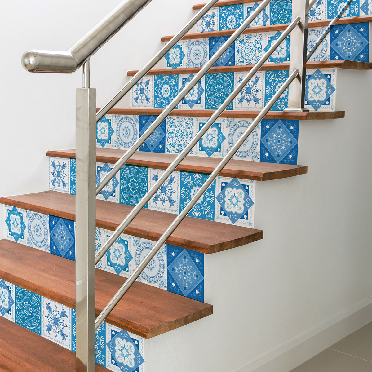 Stickers escalier carrelages annelore x 2