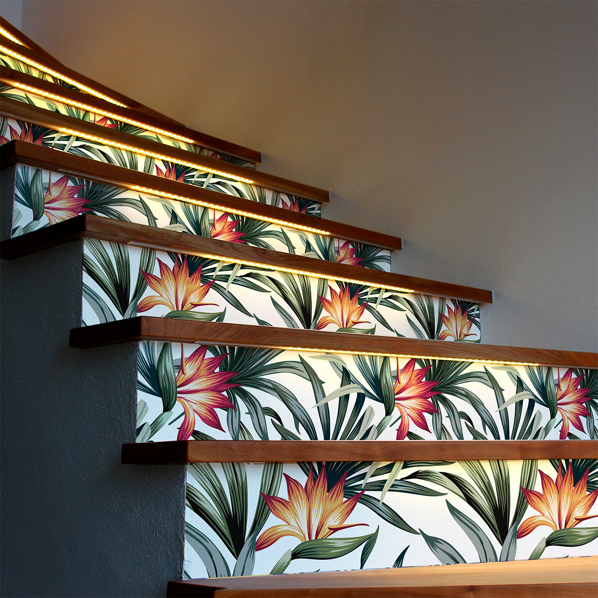 Stickers escalier tropical Niteroi x 2