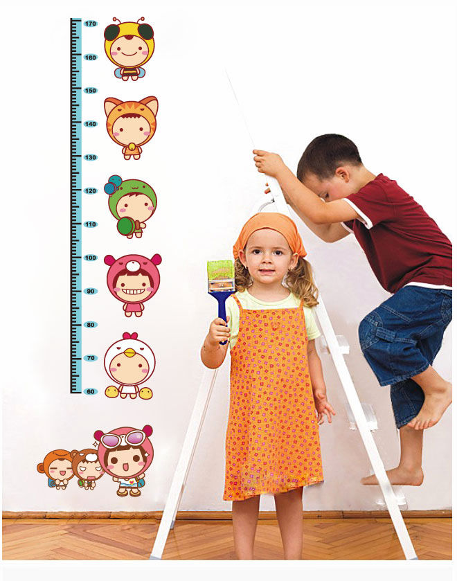 Miniboys kidmeter for children wall decal