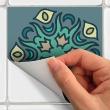 stickers carrelages - 15 stickers carrelages azulejos Sumatra - ambiance-sticker.com