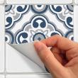 adesivi piastrelle di cemento - 24 adesivi piastrelle azulejos Gregorio - ambiance-sticker.com